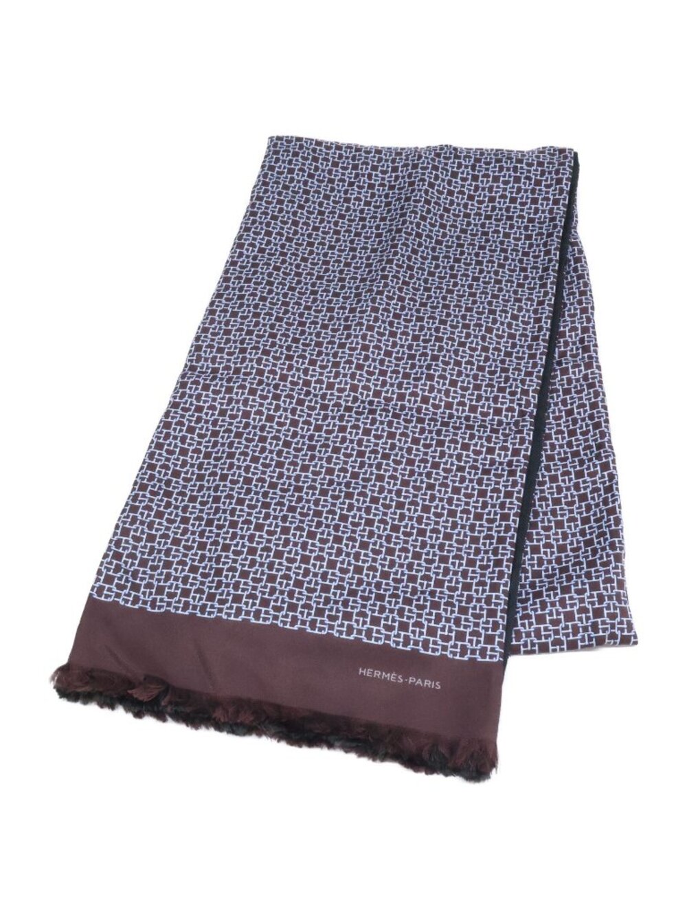 Hermes All Over Print Silk Wool